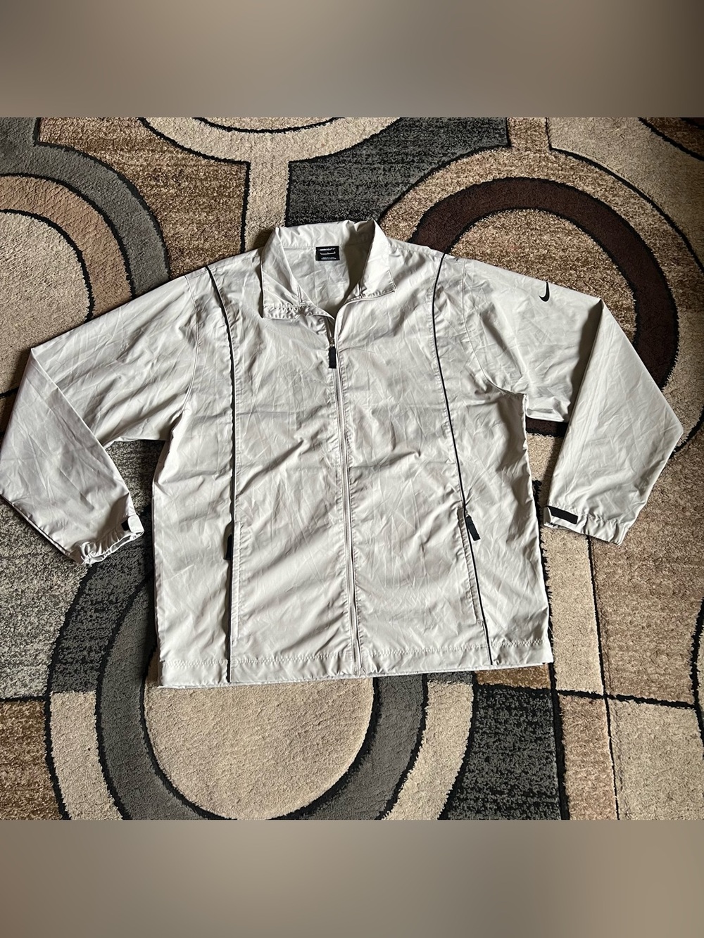 Vintage Men’s Nike Golf full-zip lightweight windbreaker jacket Size Large